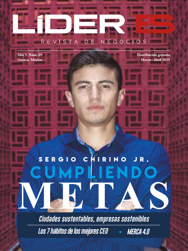 Portada Sergio Chirino Jr. Cumpliendo metas